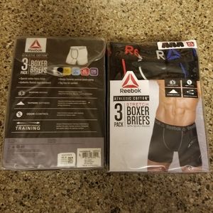 Reebok Mens XL 3 Pack Boxer Briefs
